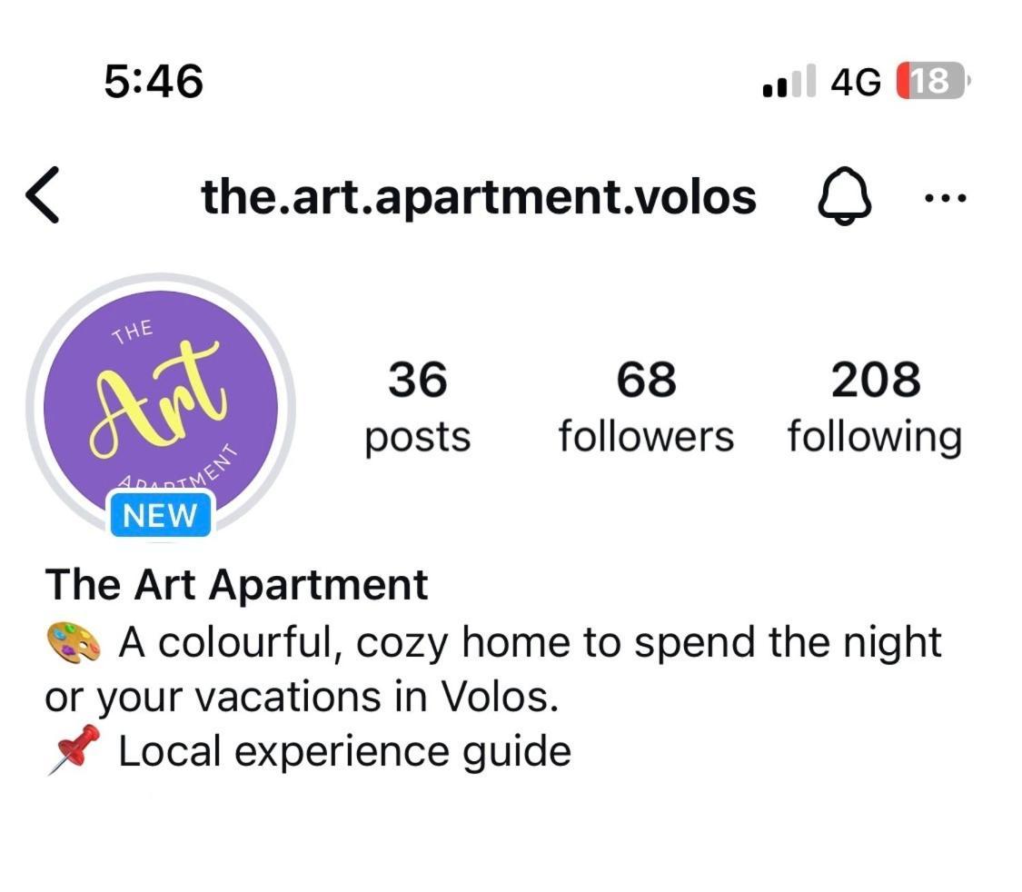 The Art Apartment 沃洛斯 外观 照片